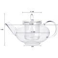 New Loose Teapots With Infuser Heat Resistant